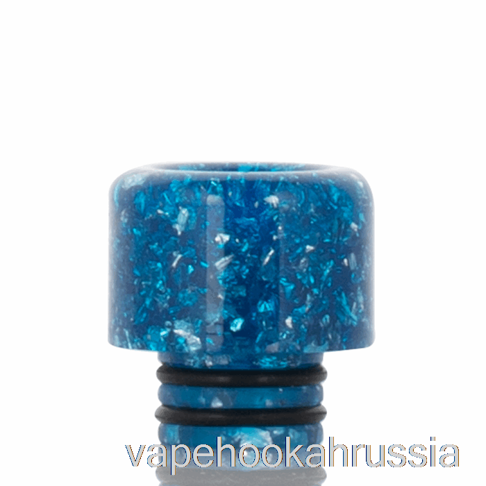 Vape сок 510 блесток смола капельный наконечник синий серебро